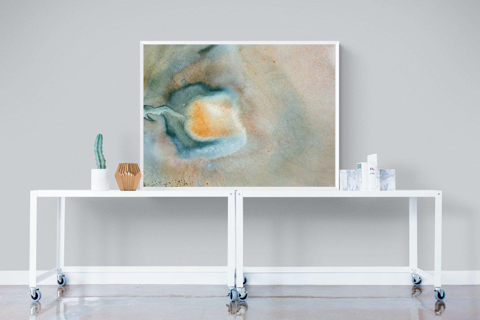 Textured Earth-Wall_Art-120 x 90cm-Mounted Canvas-White-Pixalot