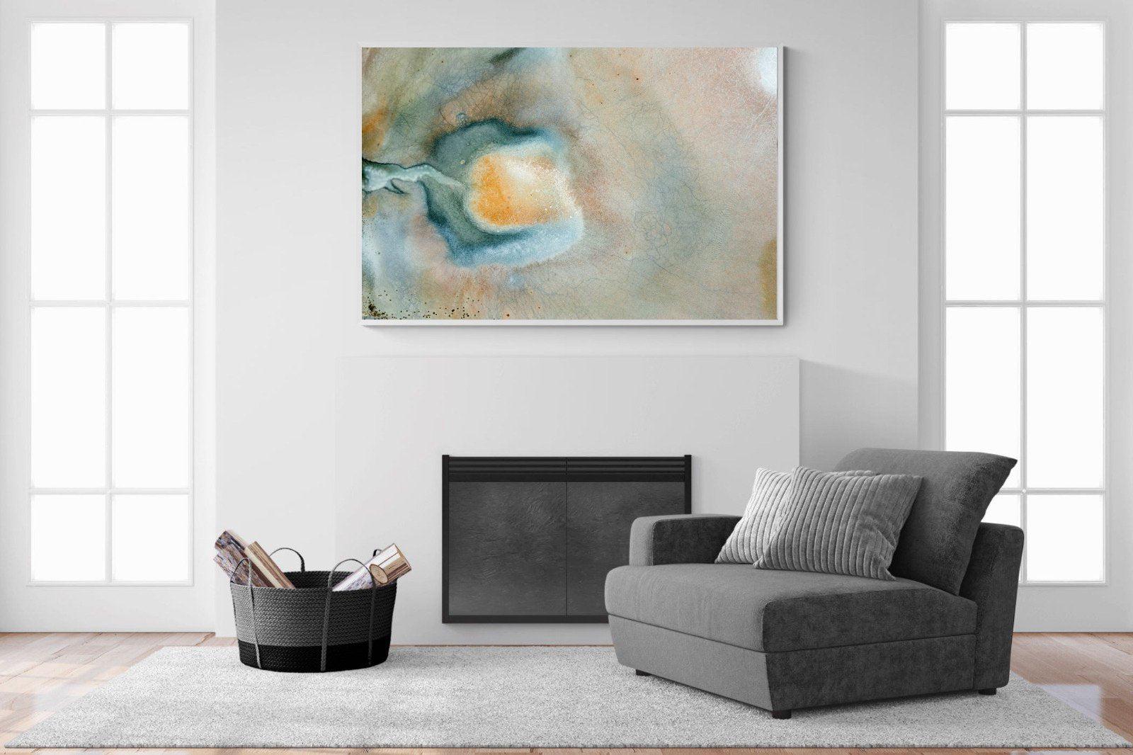 Textured Earth-Wall_Art-150 x 100cm-Mounted Canvas-White-Pixalot