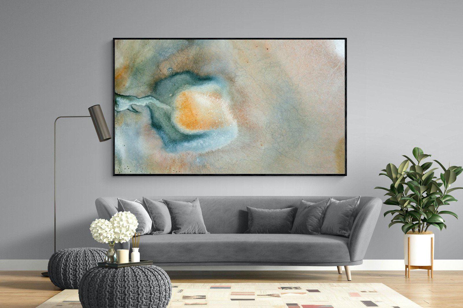 Textured Earth-Wall_Art-220 x 130cm-Mounted Canvas-Black-Pixalot