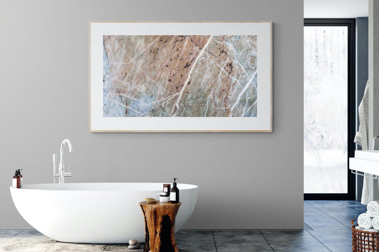Textured Marble-Wall_Art-180 x 110cm-Framed Print-Wood-Pixalot
