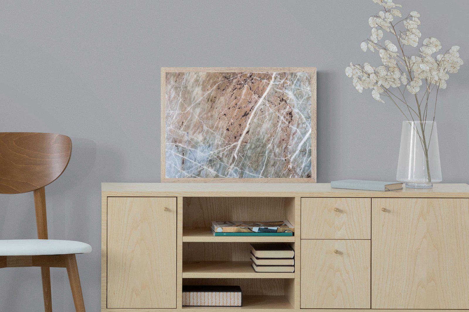 Textured Marble-Wall_Art-60 x 45cm-Mounted Canvas-Wood-Pixalot