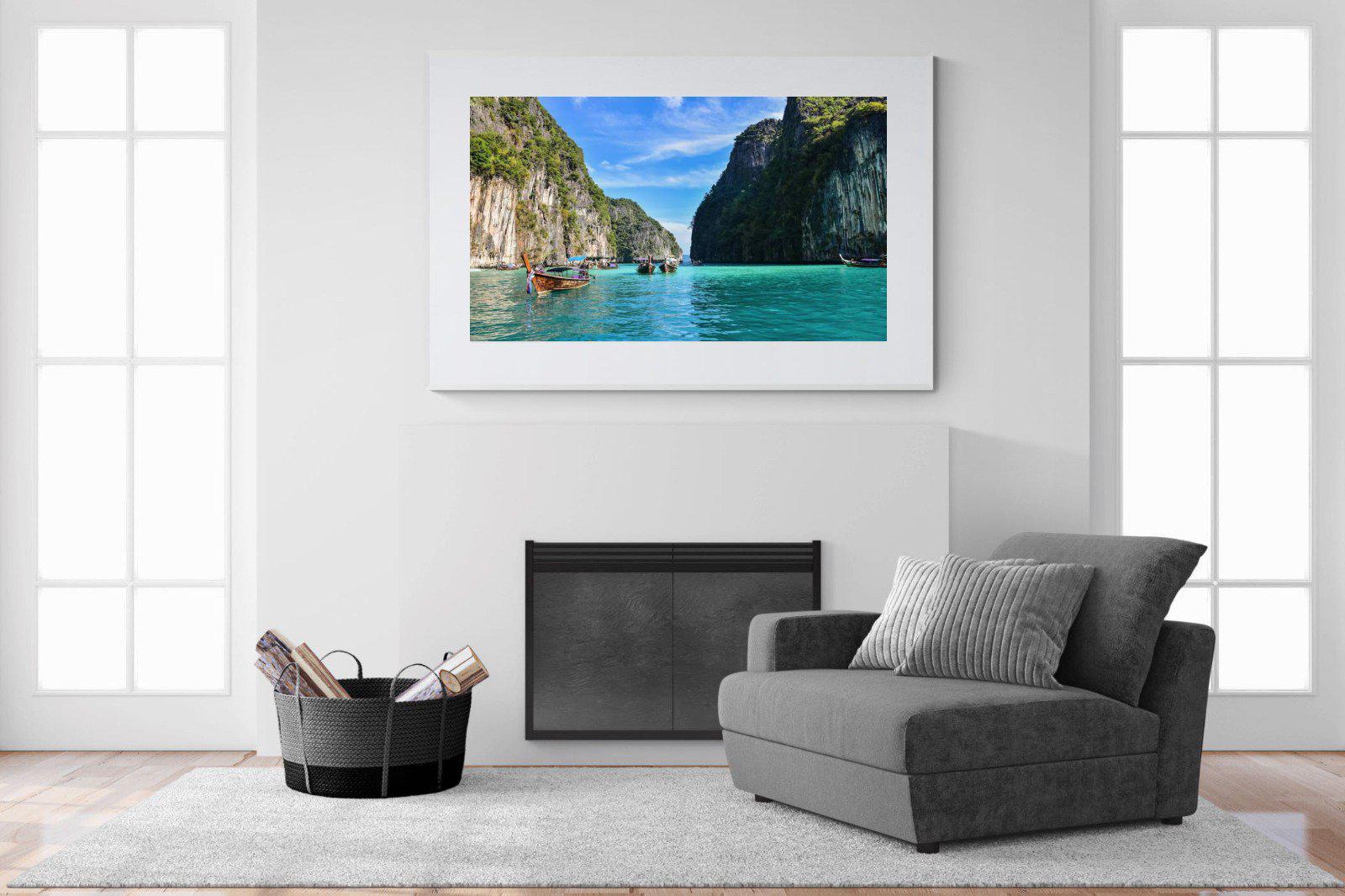 Thai Dream-Wall_Art-150 x 100cm-Framed Print-White-Pixalot