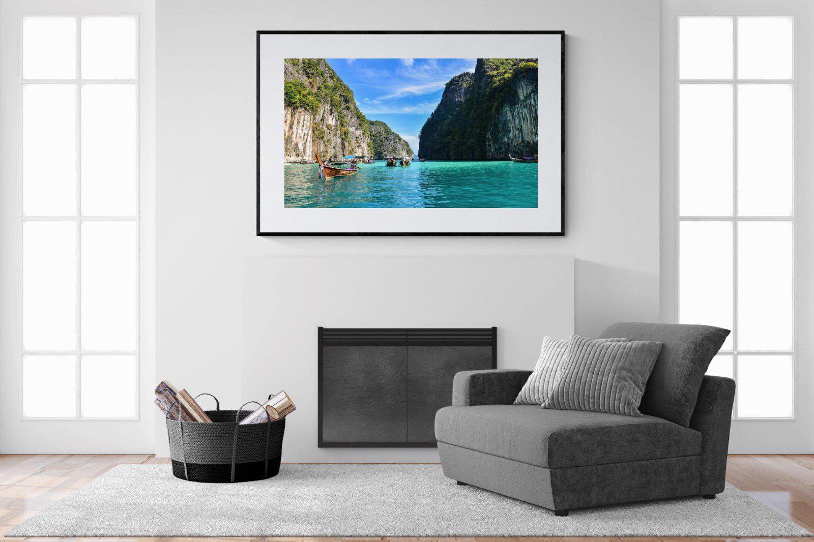 Thai Dream-Wall_Art-150 x 100cm-Framed Print-Black-Pixalot