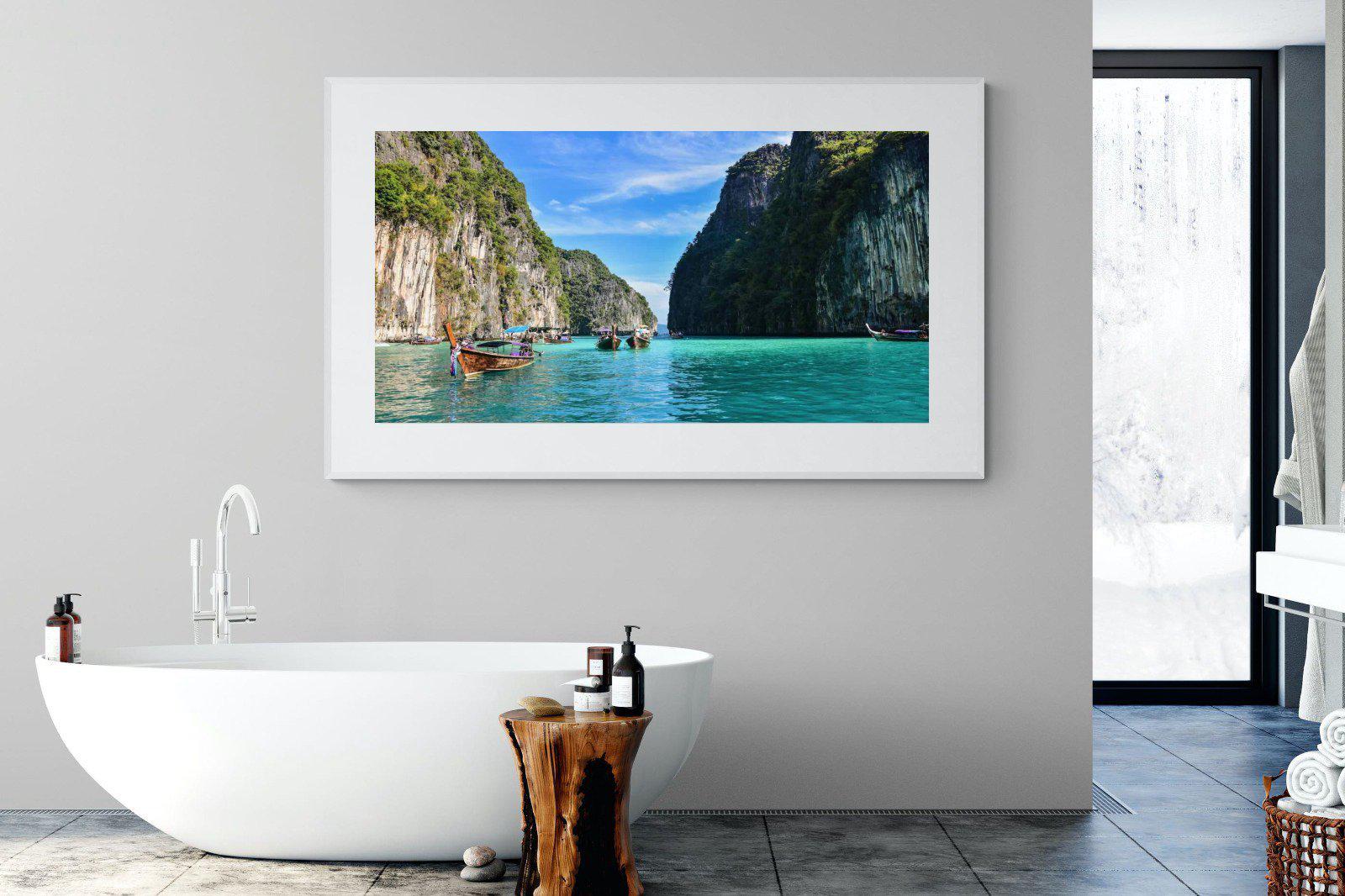 Thai Dream-Wall_Art-180 x 110cm-Framed Print-White-Pixalot
