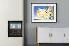 The Great Masturbator-Wall_Art-100 x 75cm-Framed Print-Black-Pixalot
