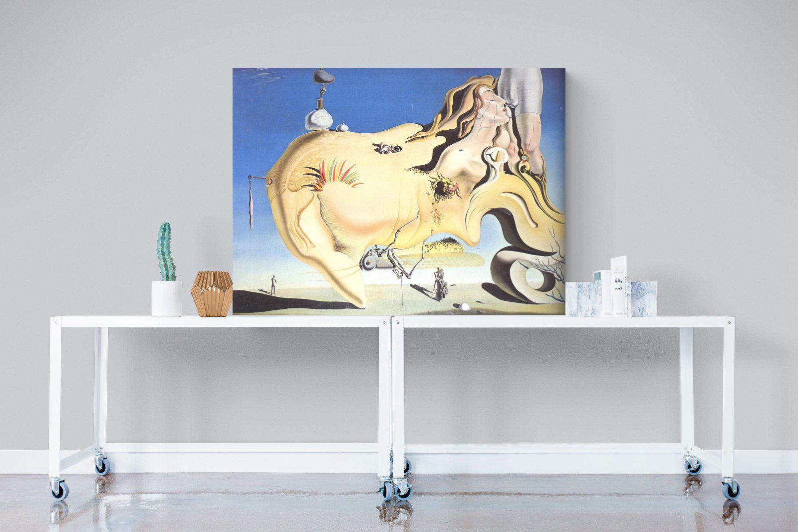 The Great Masturbator-Wall_Art-120 x 90cm-Mounted Canvas-No Frame-Pixalot