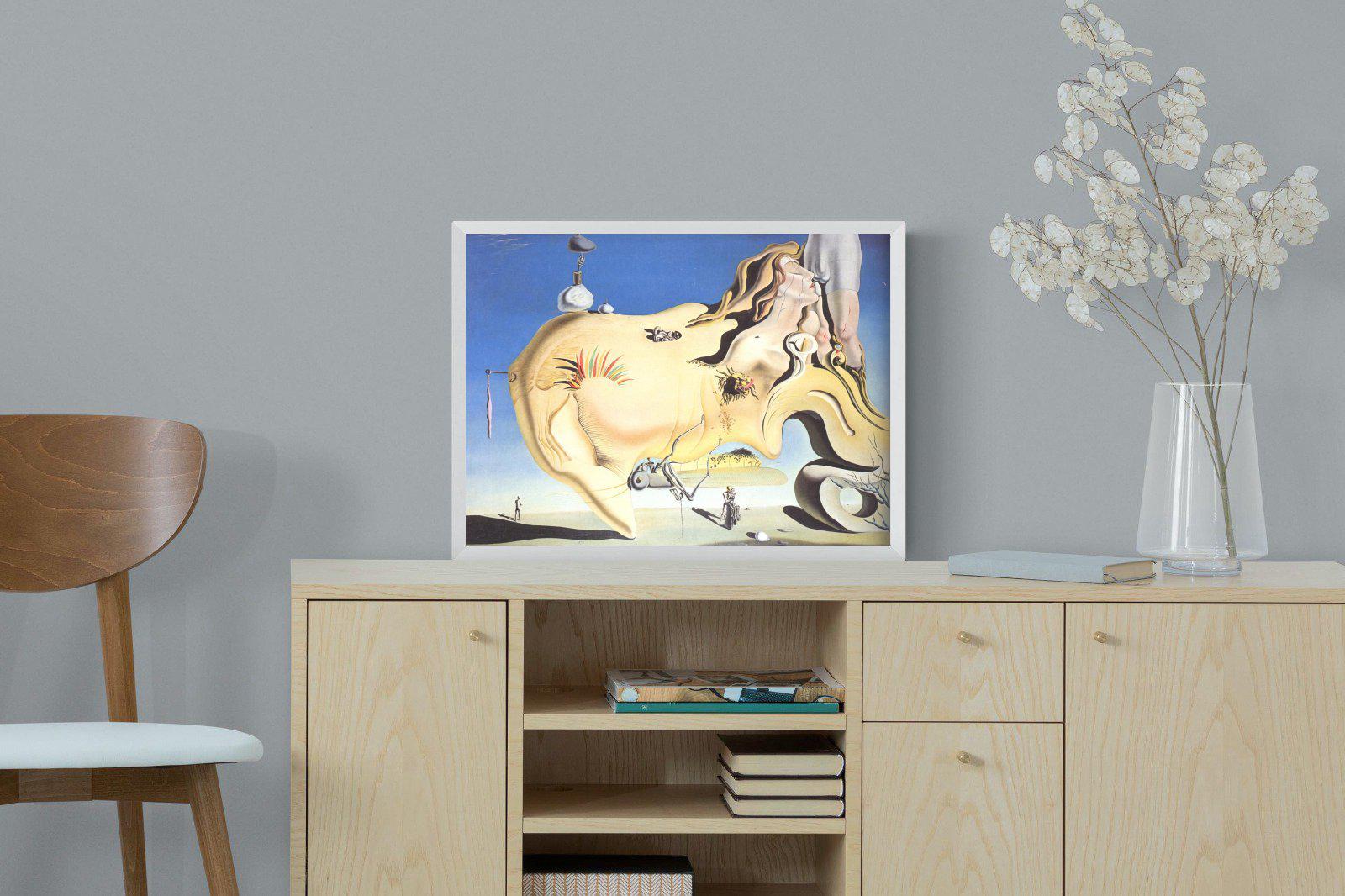 The Great Masturbator-Wall_Art-60 x 45cm-Mounted Canvas-White-Pixalot