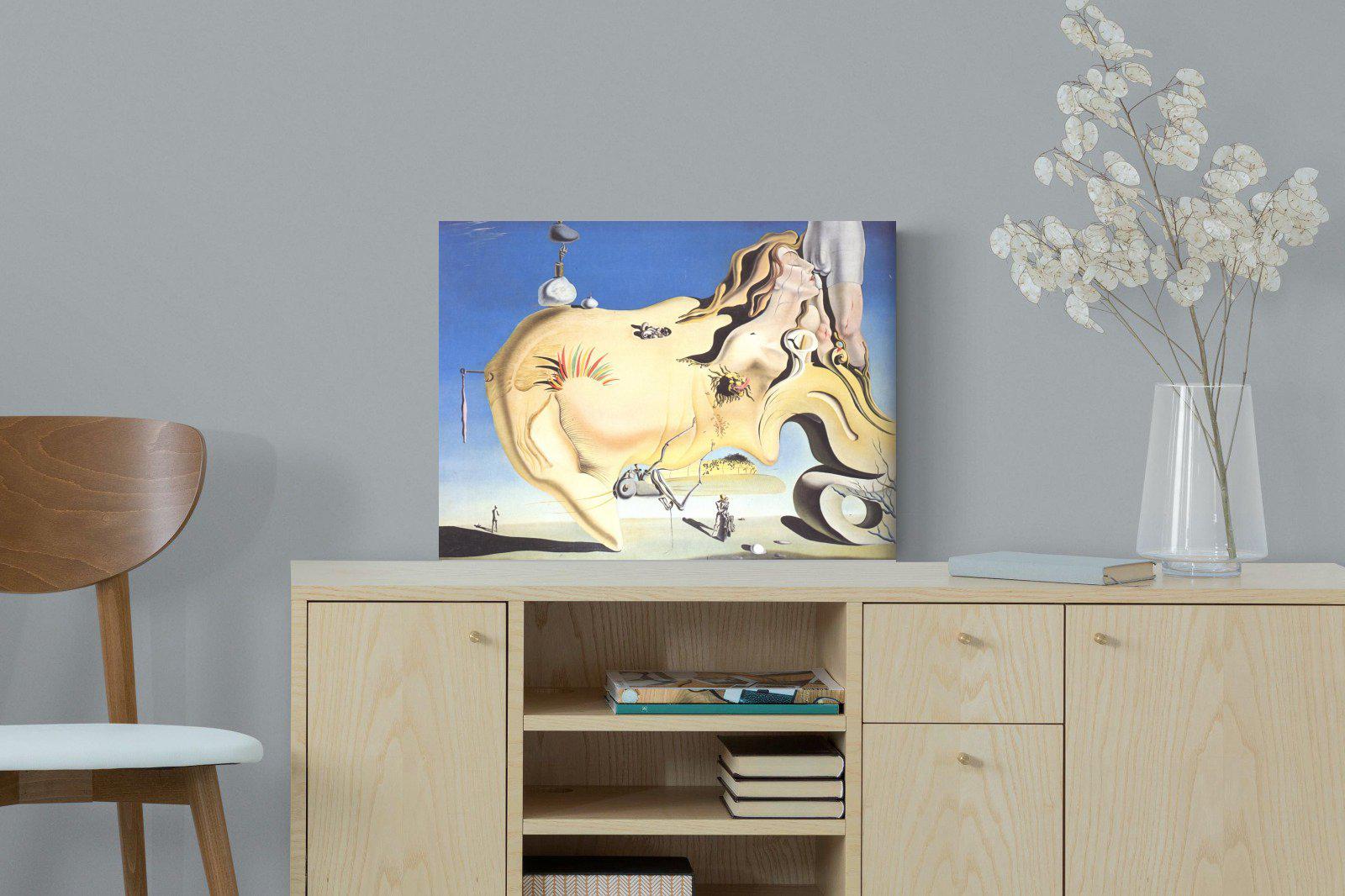 The Great Masturbator-Wall_Art-60 x 45cm-Mounted Canvas-No Frame-Pixalot