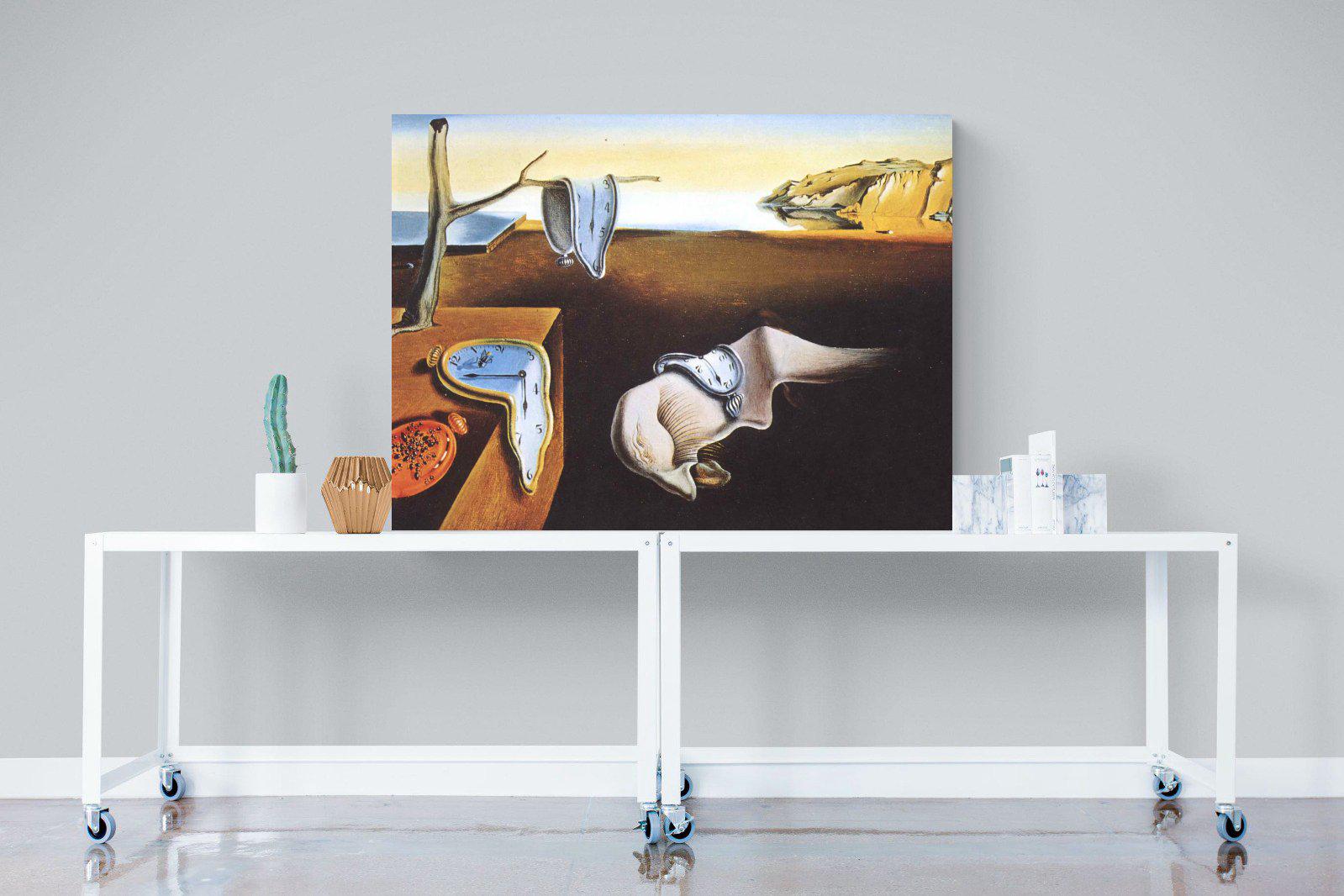 The Persistence of Memory-Wall_Art-120 x 90cm-Mounted Canvas-No Frame-Pixalot