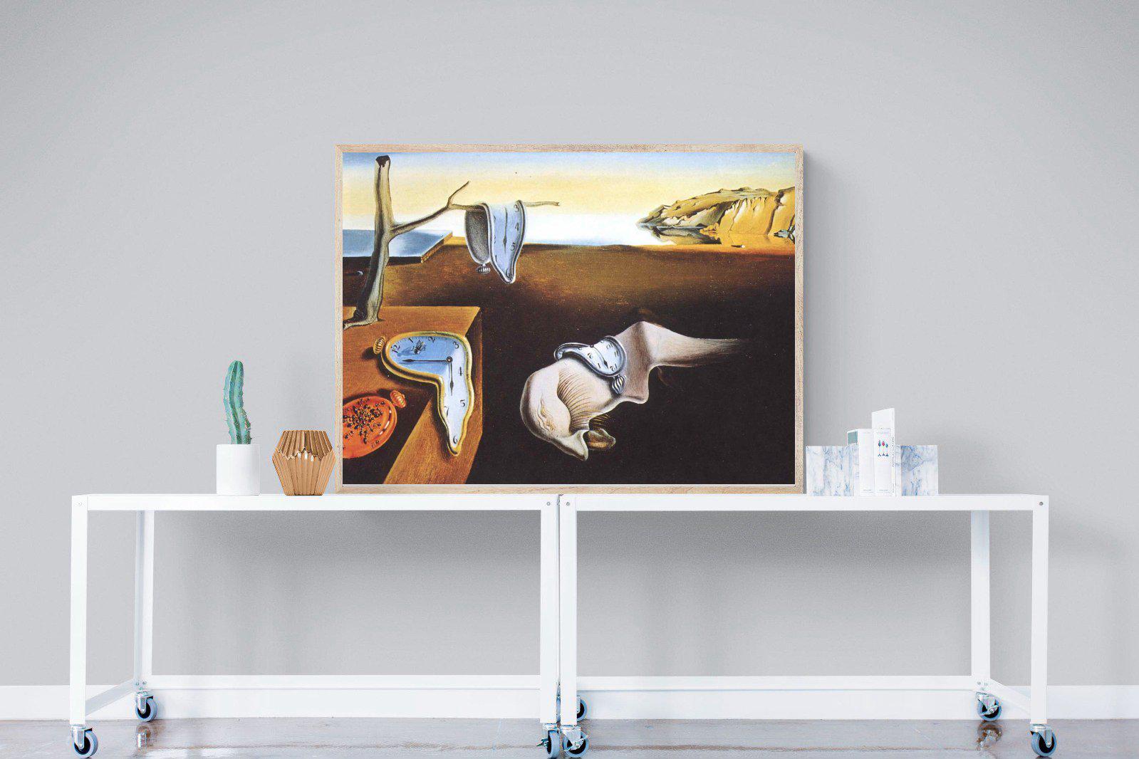 The Persistence of Memory-Wall_Art-120 x 90cm-Mounted Canvas-Wood-Pixalot