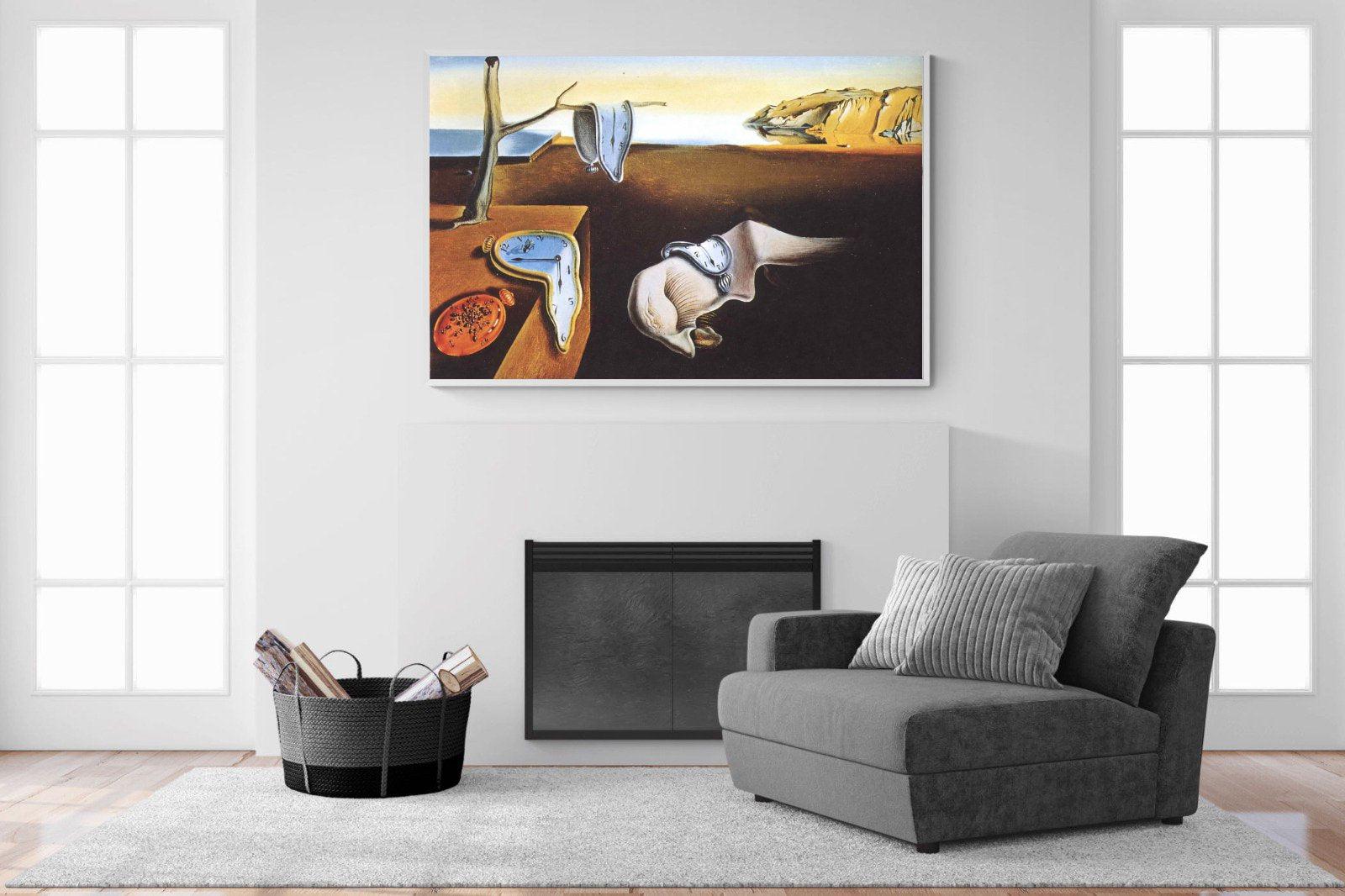 The Persistence of Memory-Wall_Art-150 x 100cm-Mounted Canvas-White-Pixalot