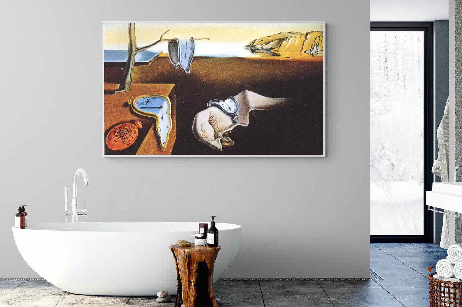 The Persistence of Memory-Wall_Art-180 x 110cm-Mounted Canvas-White-Pixalot