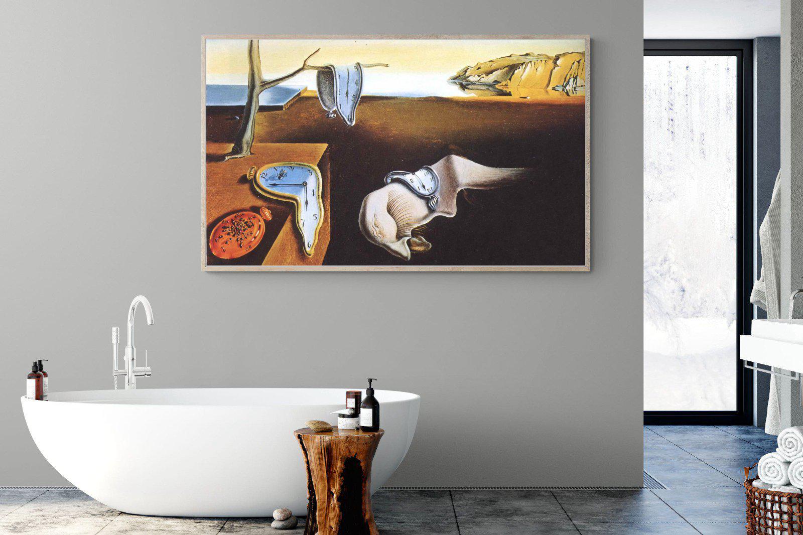 The Persistence of Memory-Wall_Art-180 x 110cm-Mounted Canvas-Wood-Pixalot