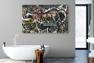 The She Wolf-Wall_Art-180 x 110cm-Mounted Canvas-No Frame-Pixalot