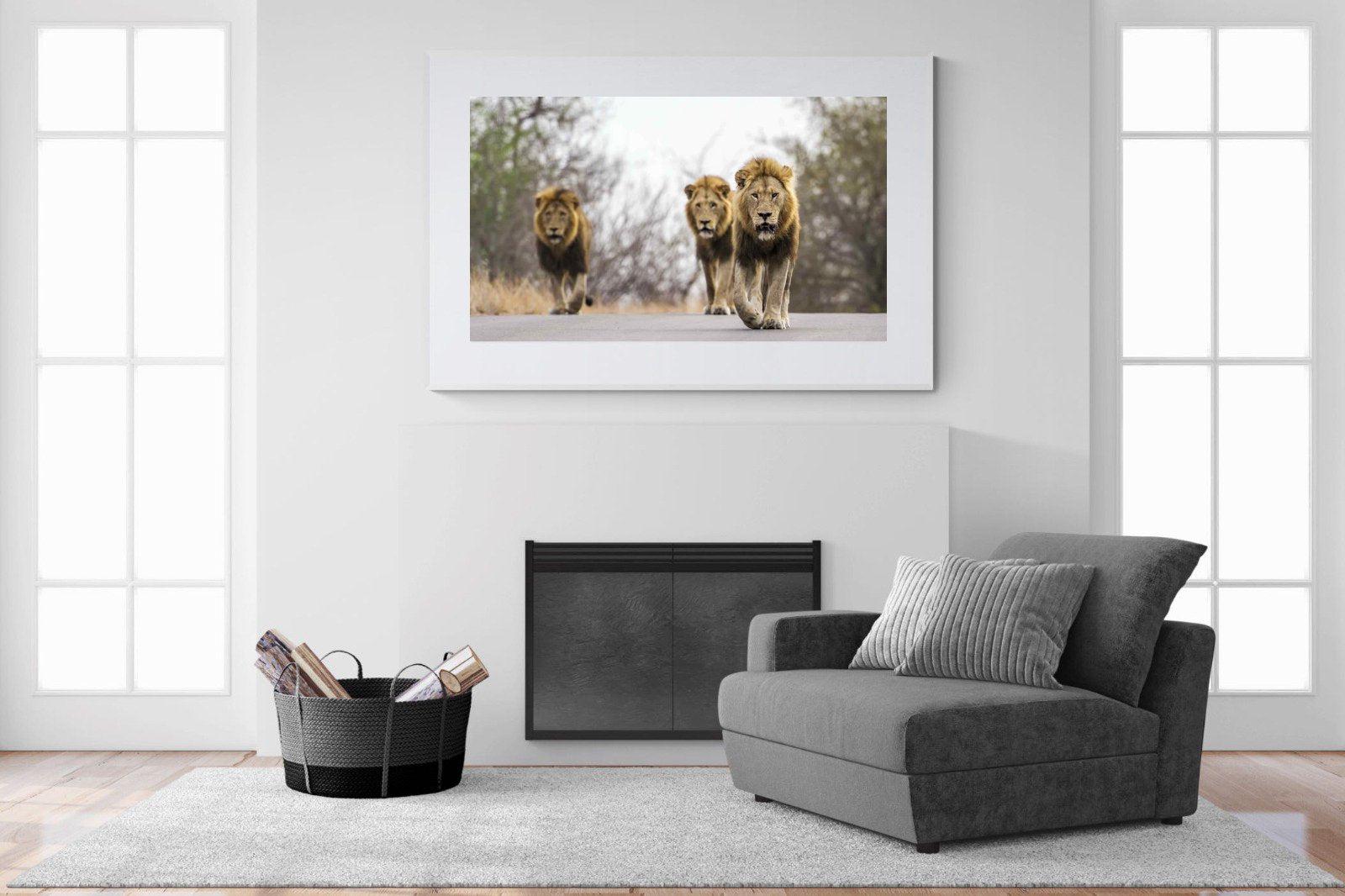 Three Brothers-Wall_Art-150 x 100cm-Framed Print-White-Pixalot