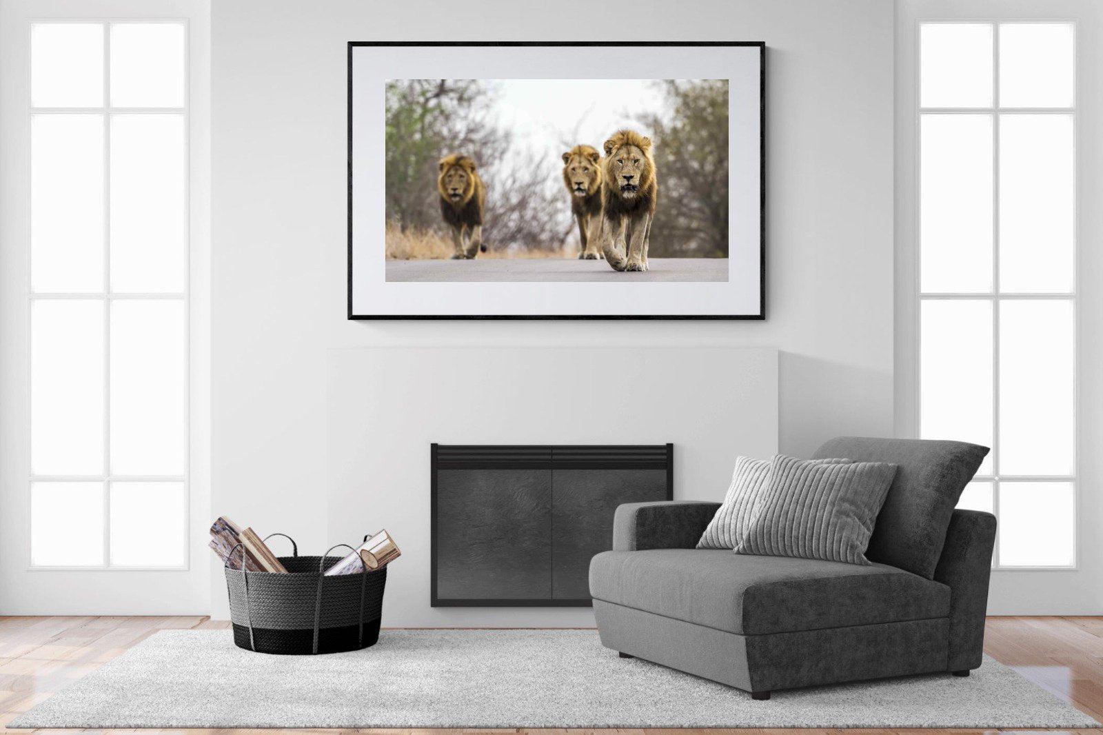 Three Brothers-Wall_Art-150 x 100cm-Framed Print-Black-Pixalot