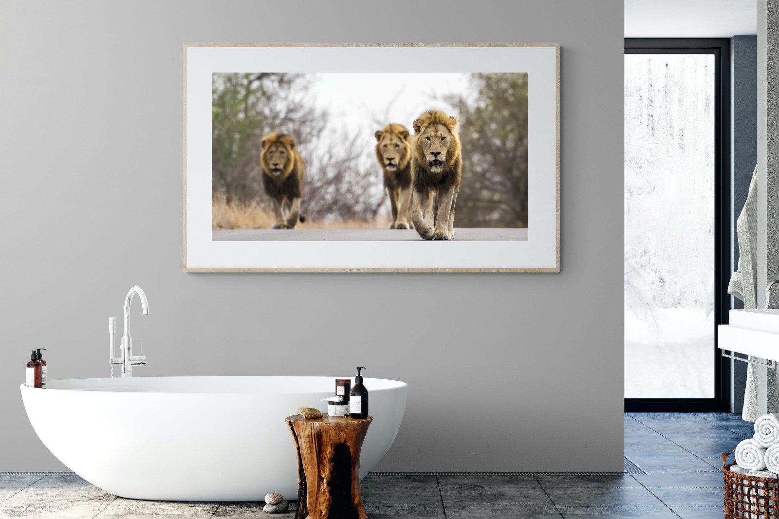 Three Brothers-Wall_Art-180 x 110cm-Framed Print-Wood-Pixalot