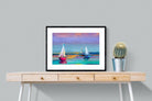 Three Sails-Wall_Art-80 x 60cm-Framed Print-Black-Pixalot