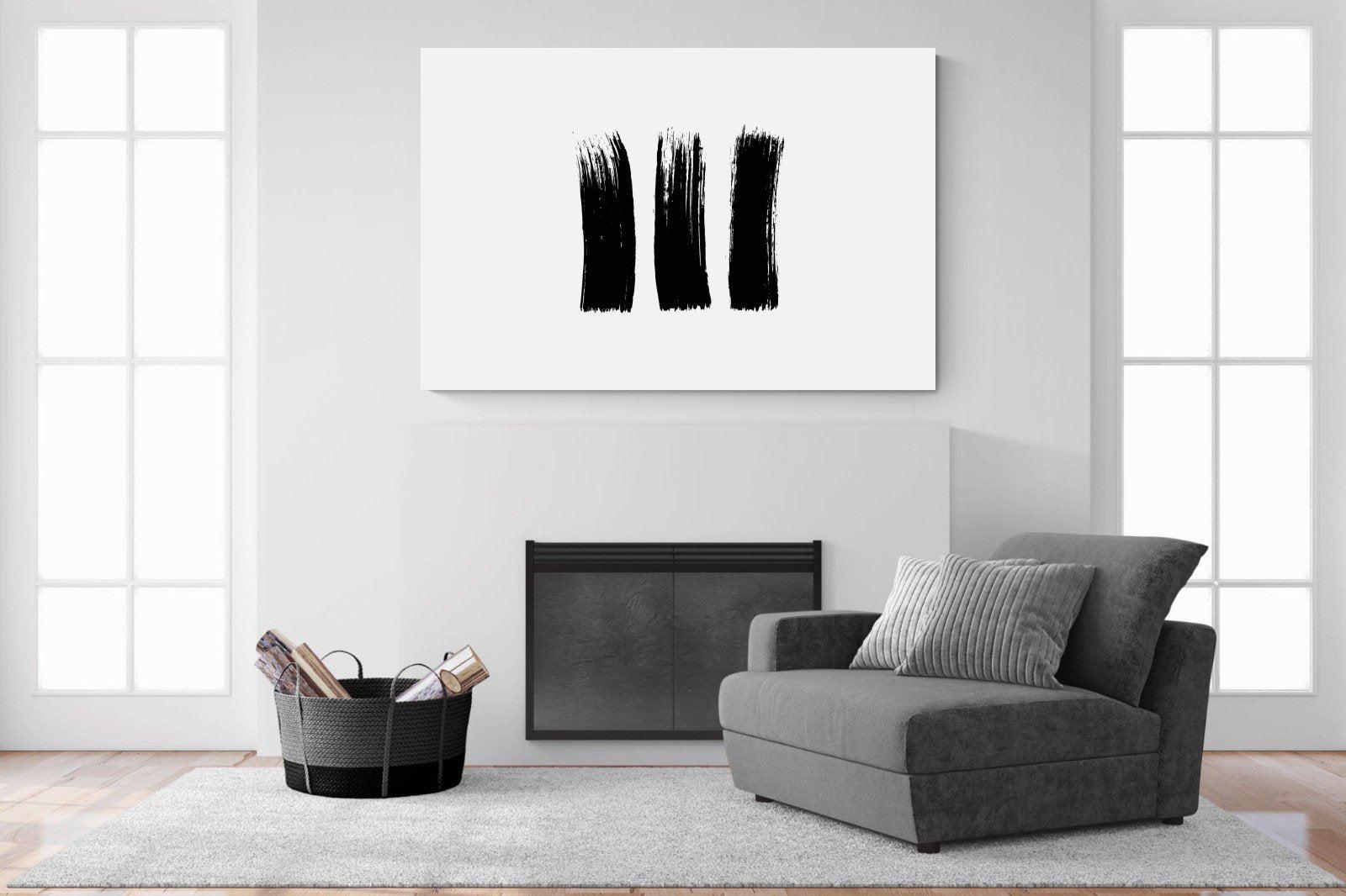 Three Stroke-Wall_Art-150 x 100cm-Mounted Canvas-No Frame-Pixalot