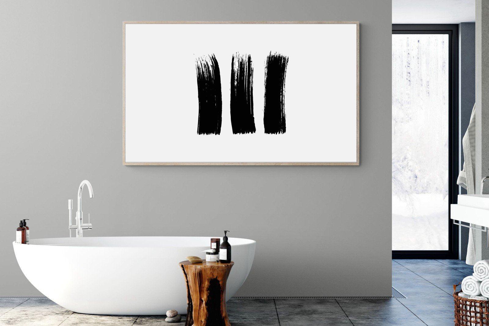 Three Stroke-Wall_Art-180 x 110cm-Mounted Canvas-Wood-Pixalot