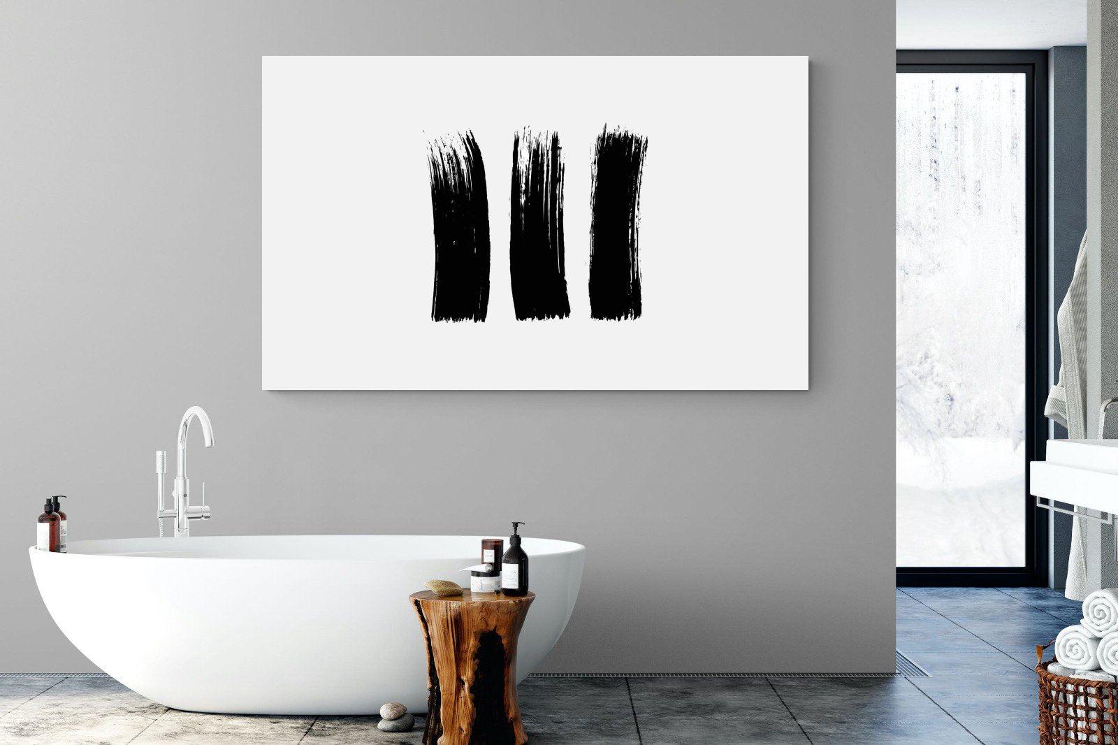 Three Stroke-Wall_Art-180 x 110cm-Mounted Canvas-No Frame-Pixalot