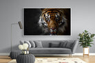 Tiger-Wall_Art-220 x 130cm-Mounted Canvas-White-Pixalot