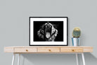 Tiger Roar-Wall_Art-80 x 60cm-Framed Print-Black-Pixalot