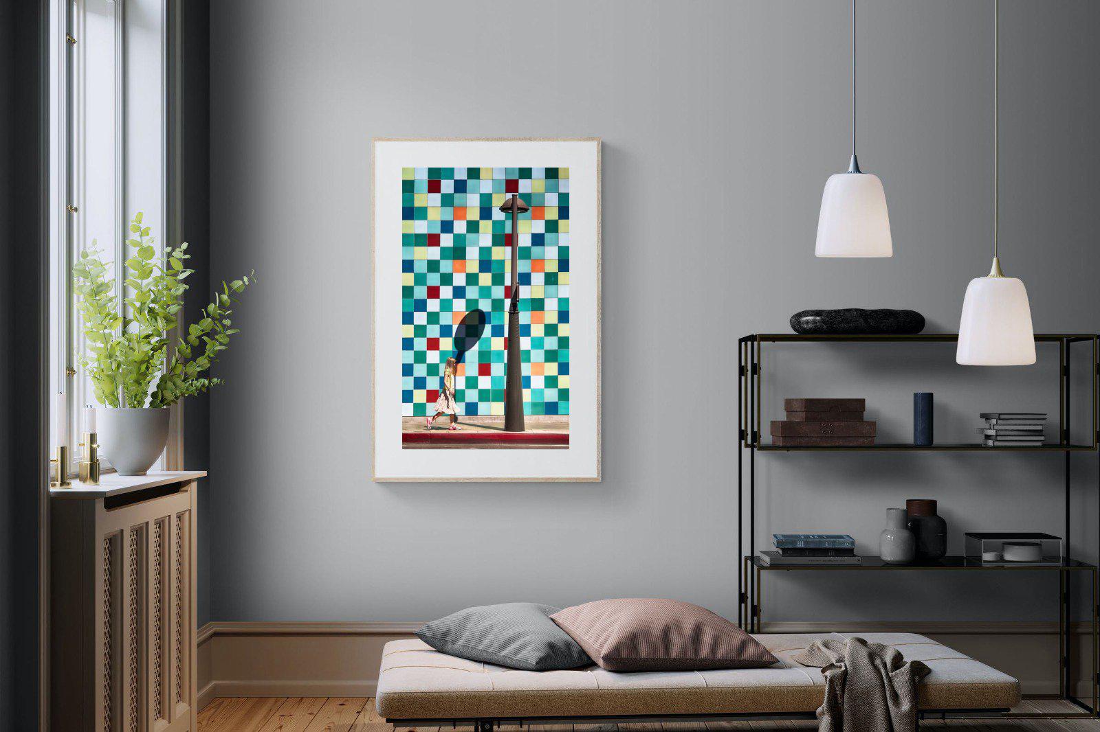 Tiles-Wall_Art-100 x 150cm-Framed Print-Wood-Pixalot