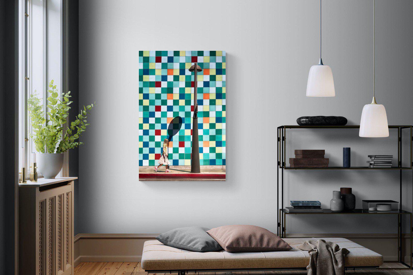 Tiles-Wall_Art-100 x 150cm-Mounted Canvas-No Frame-Pixalot