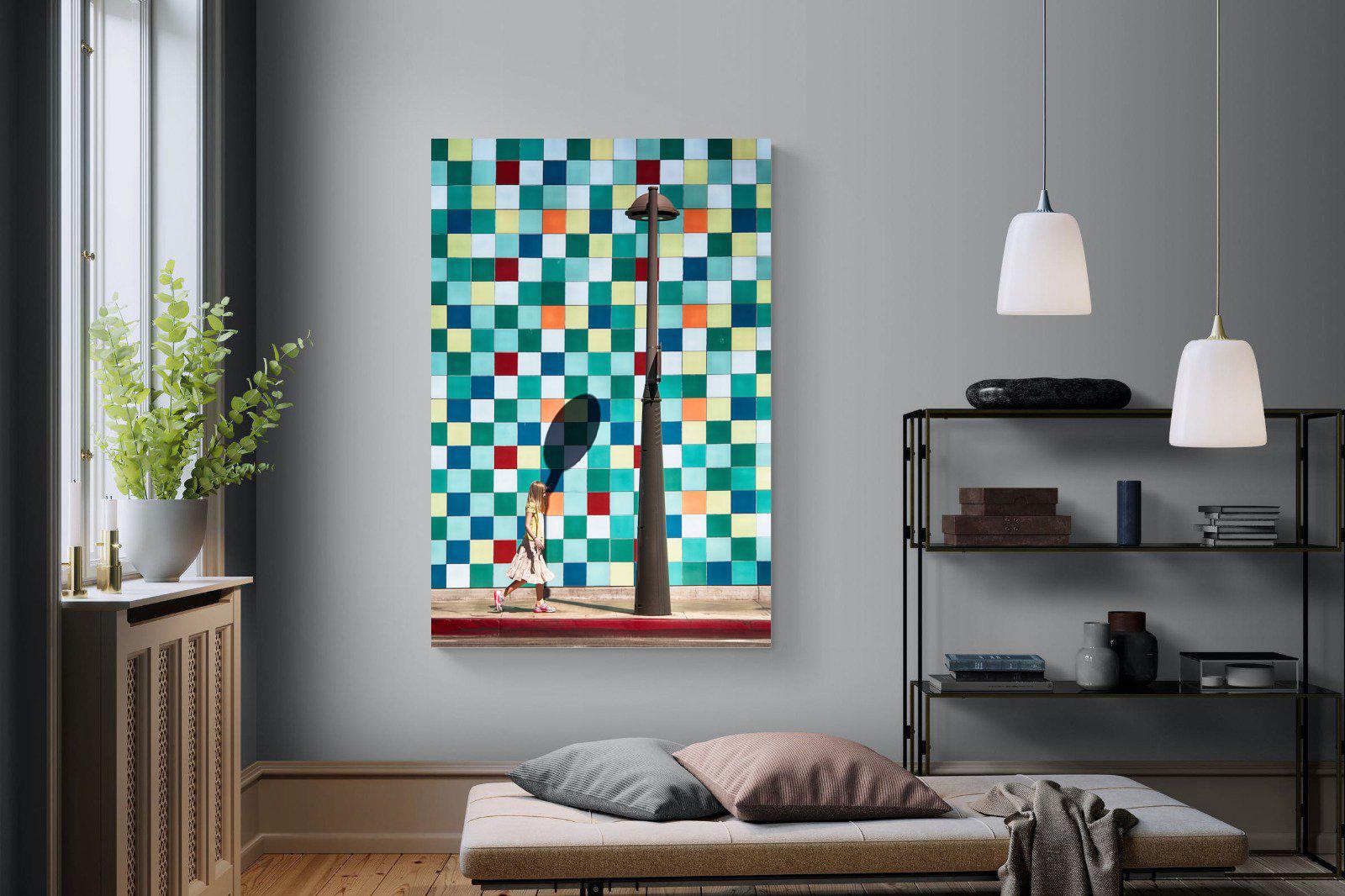 Tiles-Wall_Art-120 x 180cm-Mounted Canvas-No Frame-Pixalot