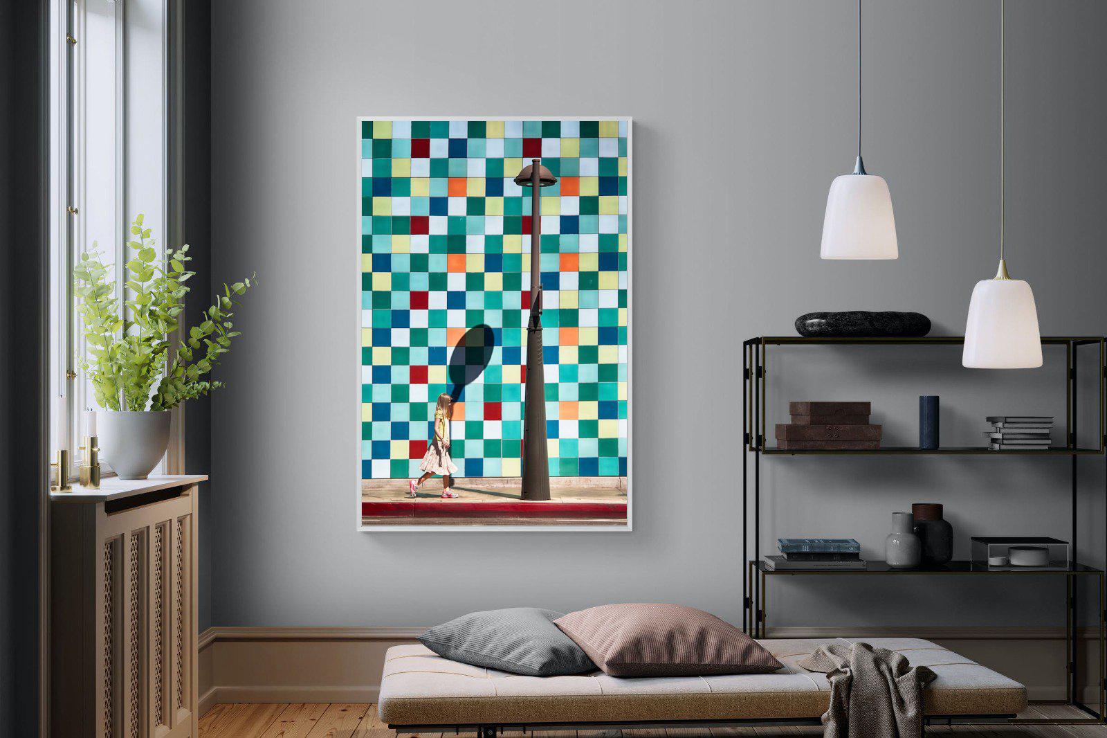 Tiles-Wall_Art-120 x 180cm-Mounted Canvas-White-Pixalot