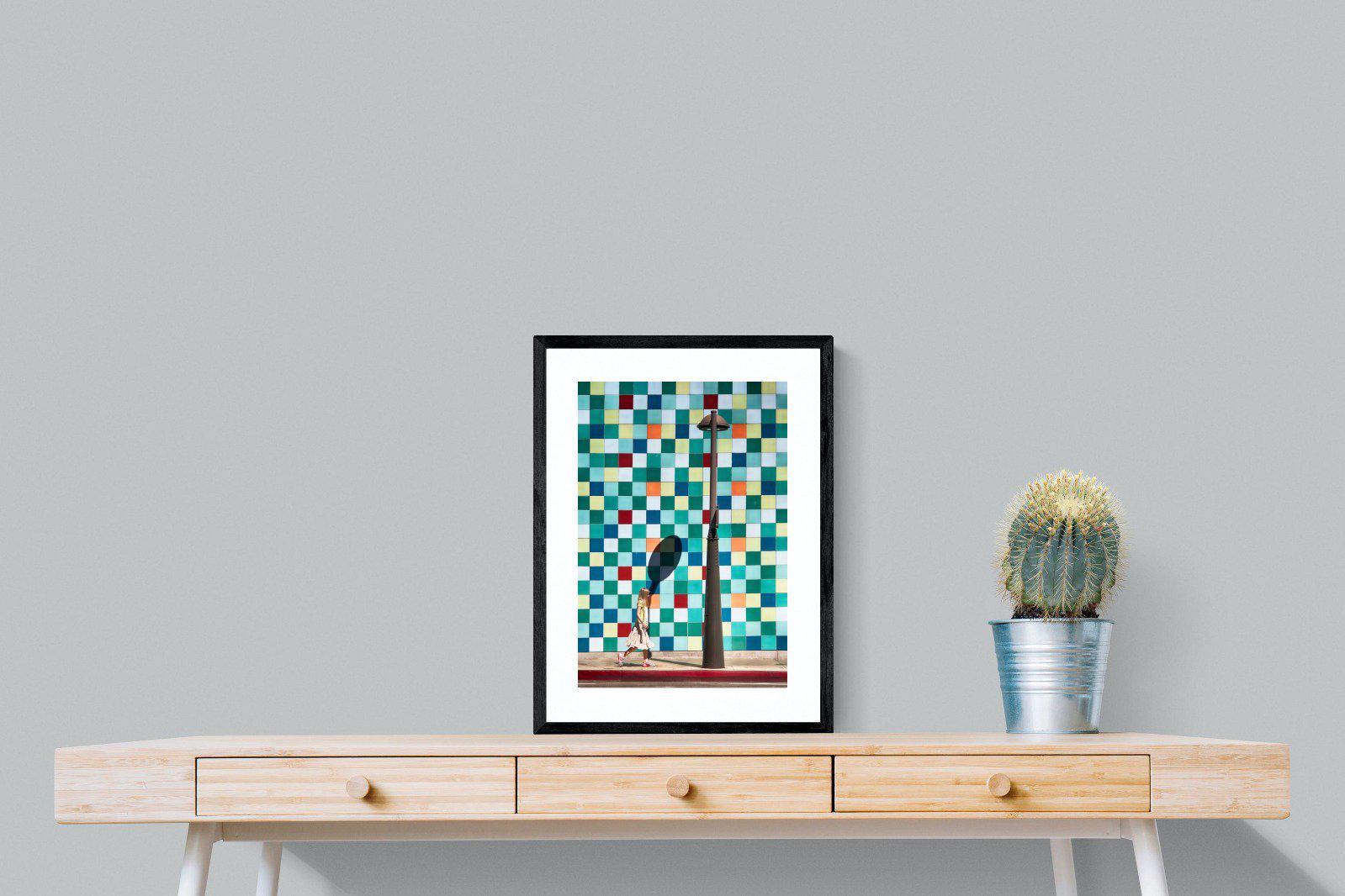 Tiles-Wall_Art-45 x 60cm-Framed Print-Black-Pixalot
