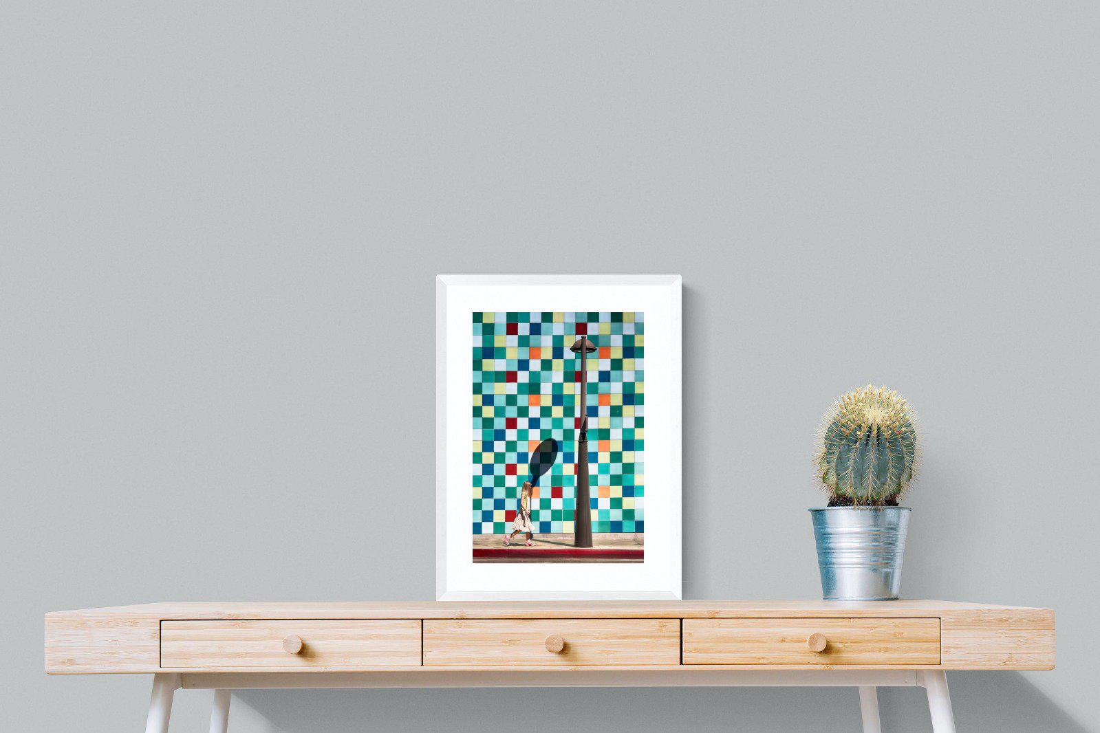 Tiles-Wall_Art-45 x 60cm-Framed Print-White-Pixalot