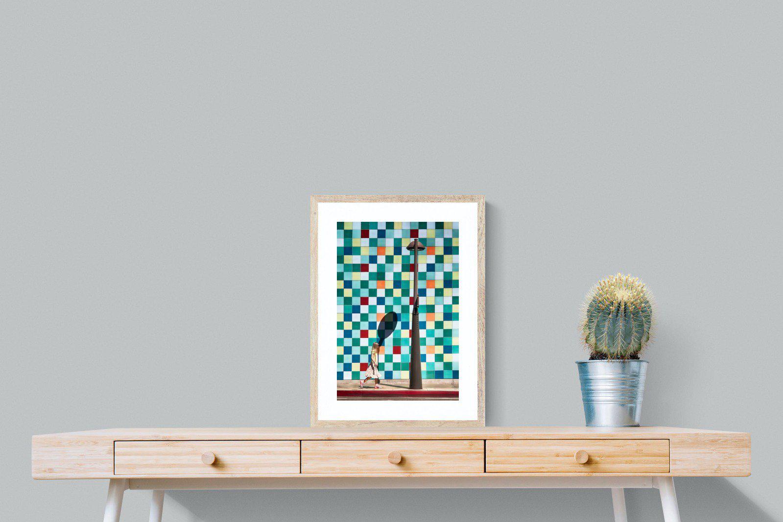 Tiles-Wall_Art-45 x 60cm-Framed Print-Wood-Pixalot