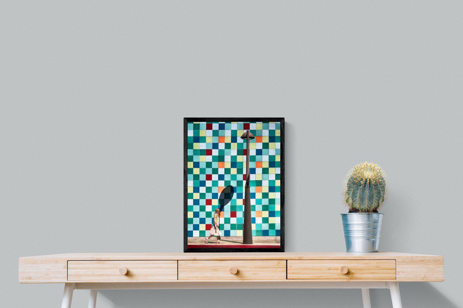 Tiles-Wall_Art-45 x 60cm-Mounted Canvas-Black-Pixalot
