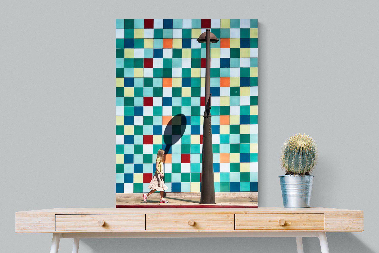 Tiles-Wall_Art-75 x 100cm-Mounted Canvas-No Frame-Pixalot