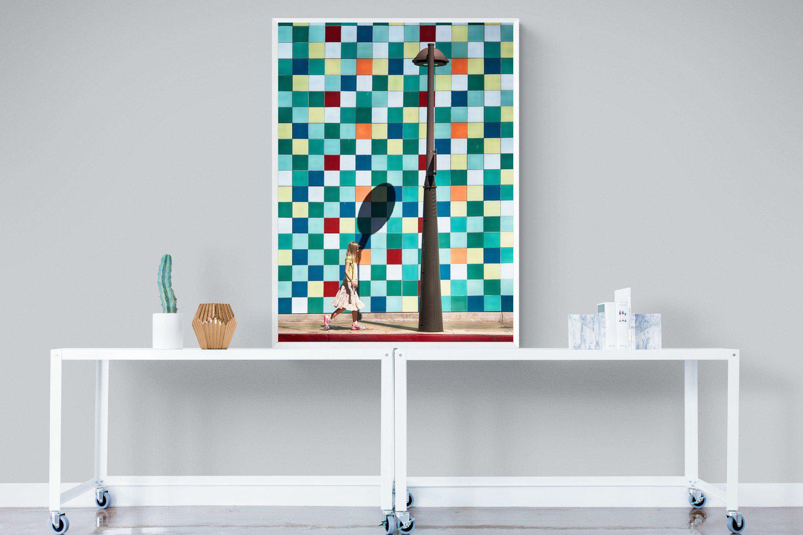 Tiles-Wall_Art-90 x 120cm-Mounted Canvas-White-Pixalot