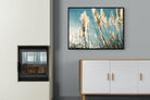 Toitoi-Wall_Art-100 x 75cm-Mounted Canvas-Black-Pixalot