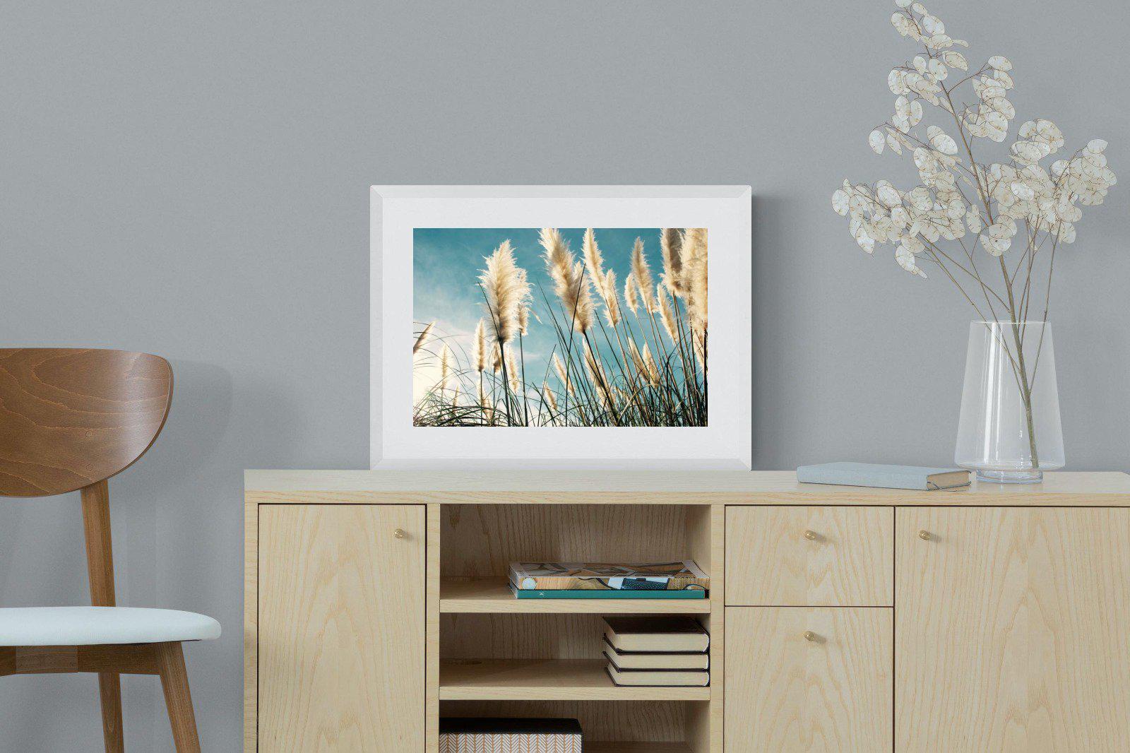 Toitoi-Wall_Art-60 x 45cm-Framed Print-White-Pixalot