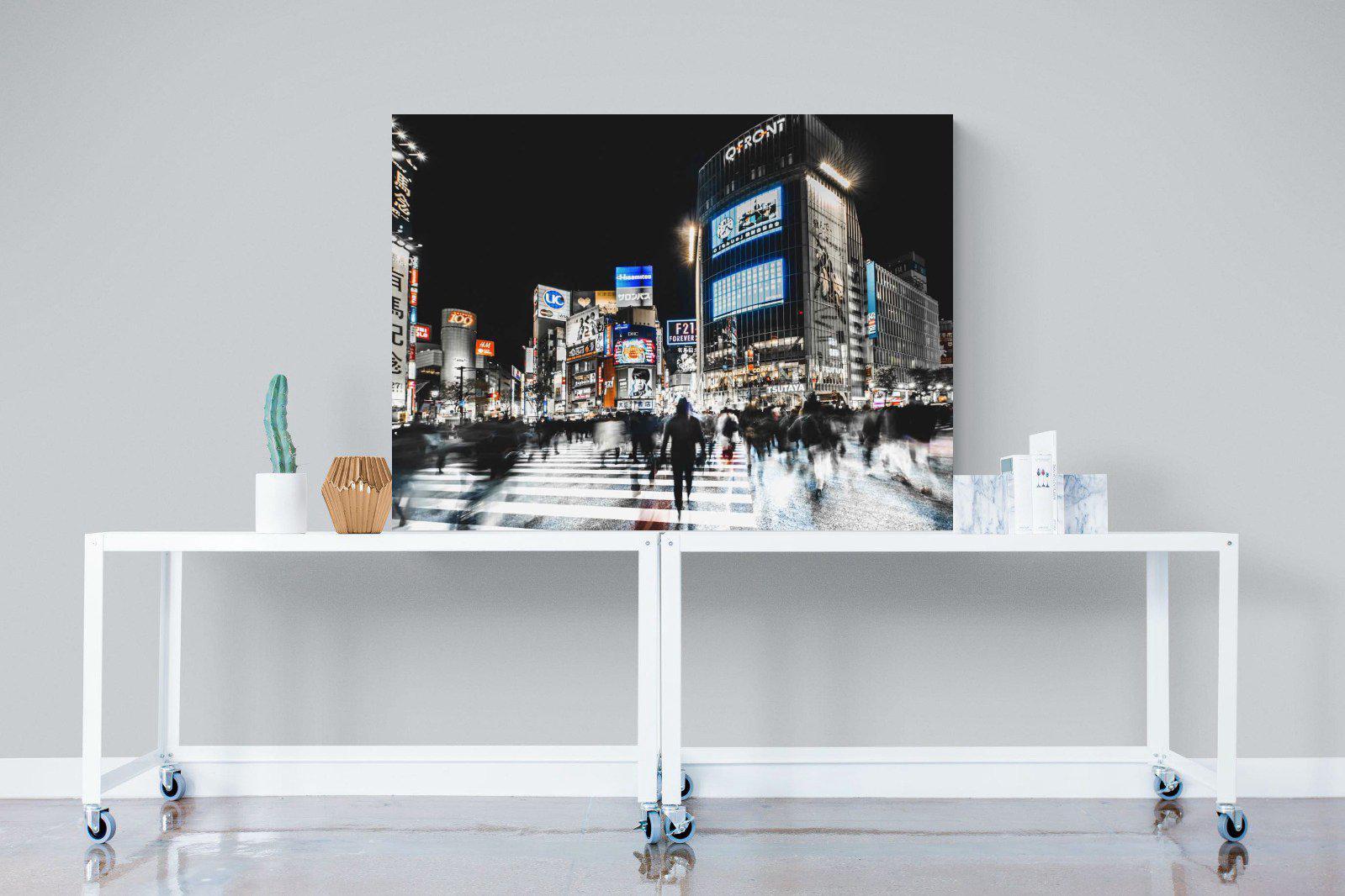 Tokyo Never Sleeps-Wall_Art-120 x 90cm-Mounted Canvas-No Frame-Pixalot