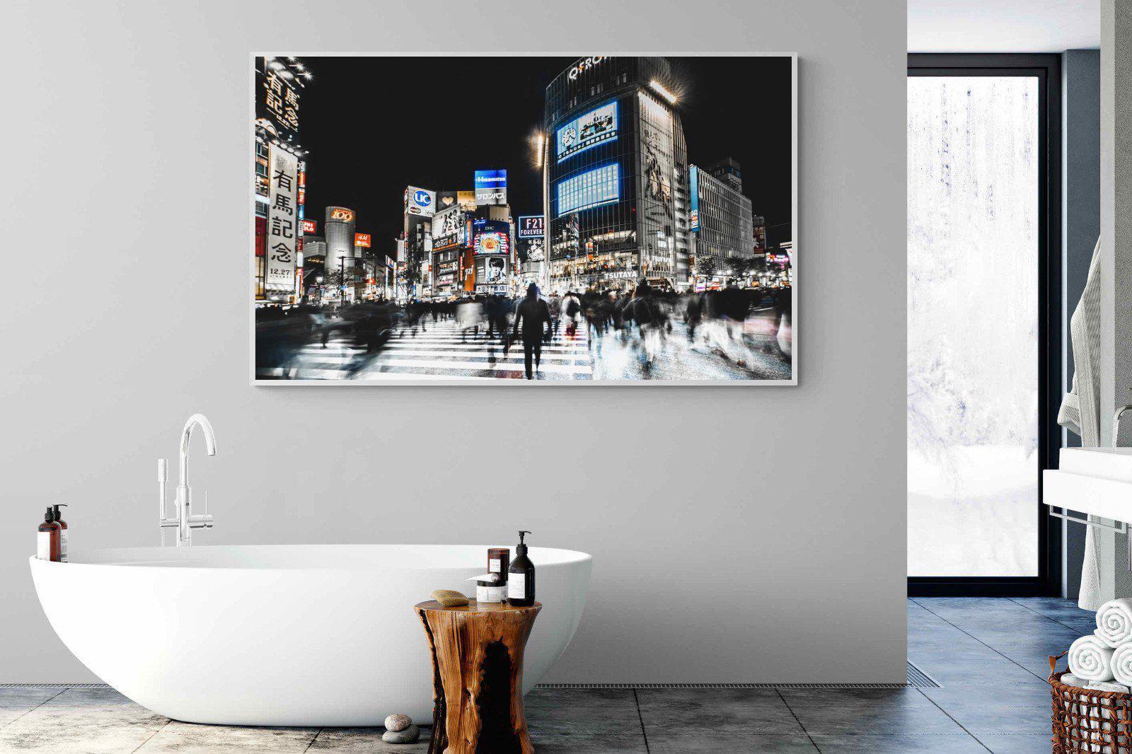 Tokyo Never Sleeps-Wall_Art-180 x 110cm-Mounted Canvas-White-Pixalot