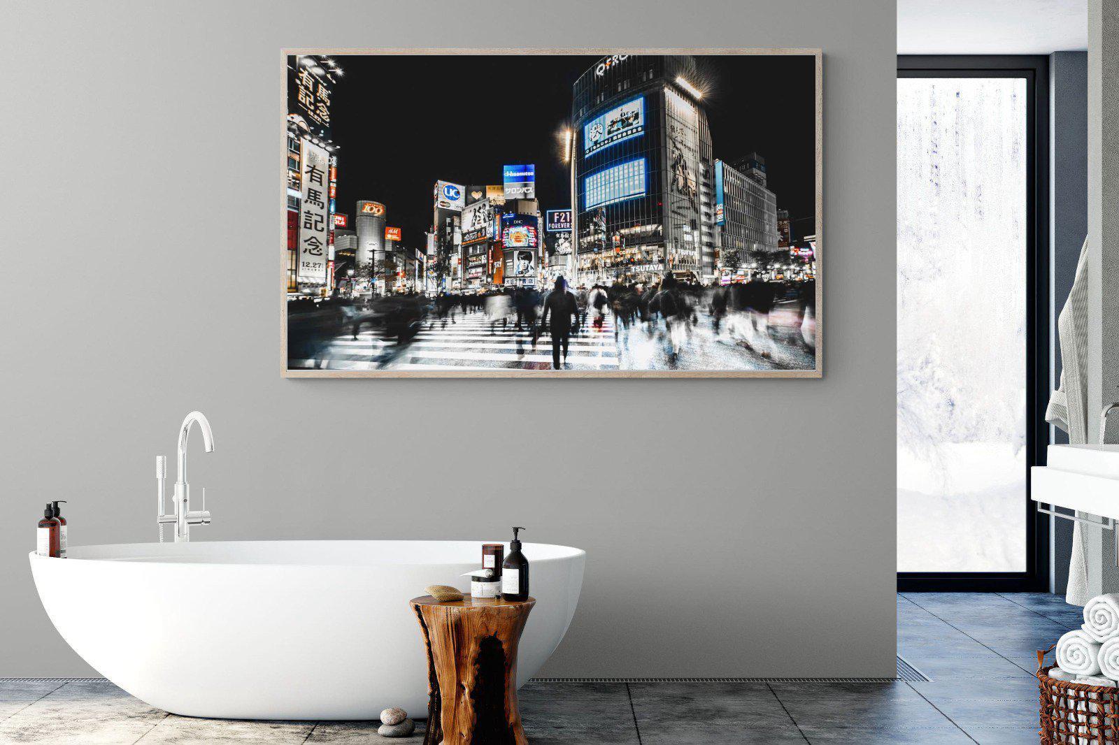 Tokyo Never Sleeps-Wall_Art-180 x 110cm-Mounted Canvas-Wood-Pixalot