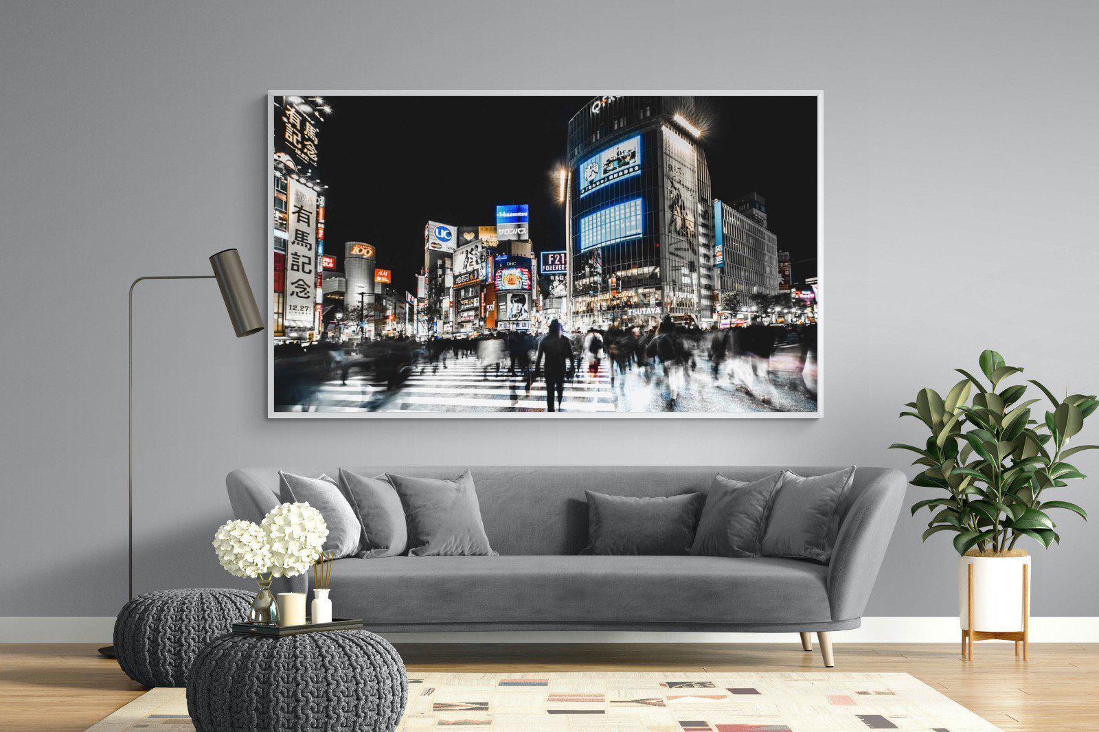 Tokyo Never Sleeps-Wall_Art-220 x 130cm-Mounted Canvas-White-Pixalot