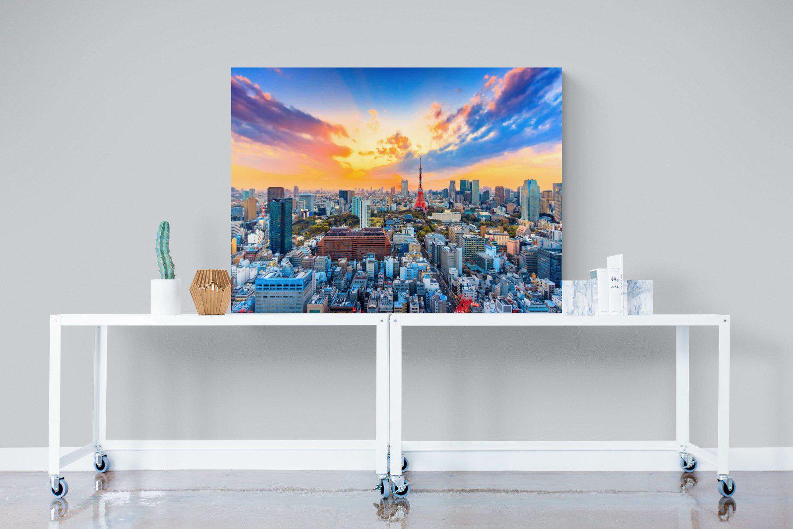 Tokyo-Wall_Art-120 x 90cm-Mounted Canvas-No Frame-Pixalot