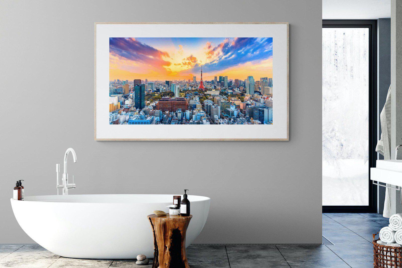 Tokyo-Wall_Art-180 x 110cm-Framed Print-Wood-Pixalot