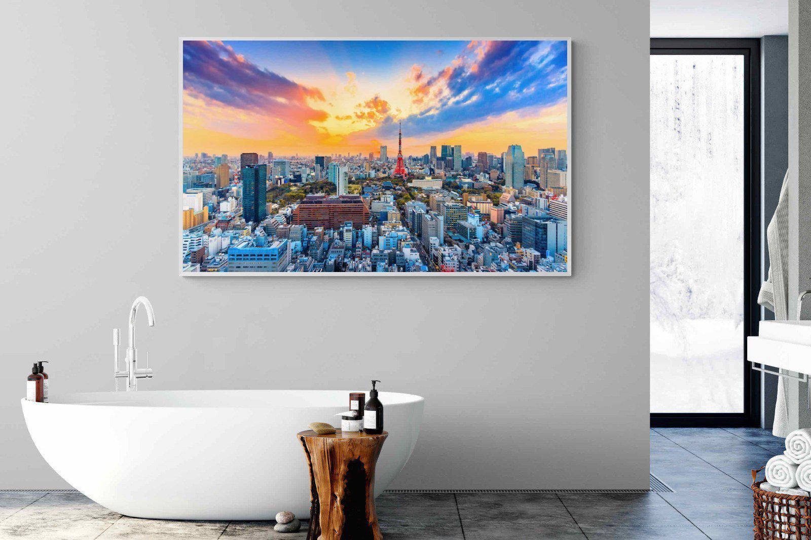 Tokyo-Wall_Art-180 x 110cm-Mounted Canvas-White-Pixalot
