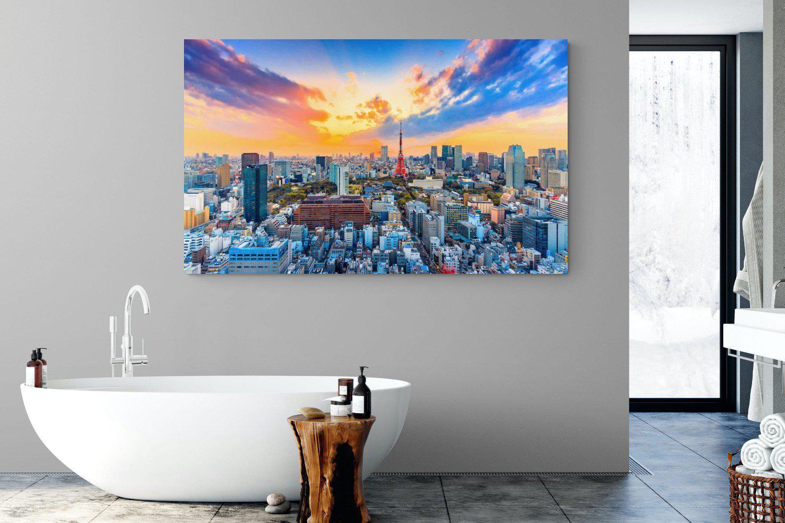 Tokyo-Wall_Art-180 x 110cm-Mounted Canvas-No Frame-Pixalot