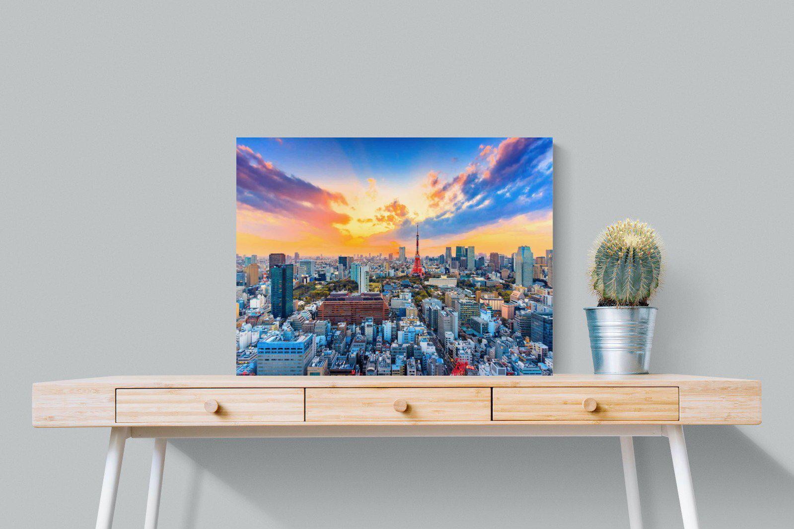 Tokyo-Wall_Art-80 x 60cm-Mounted Canvas-No Frame-Pixalot