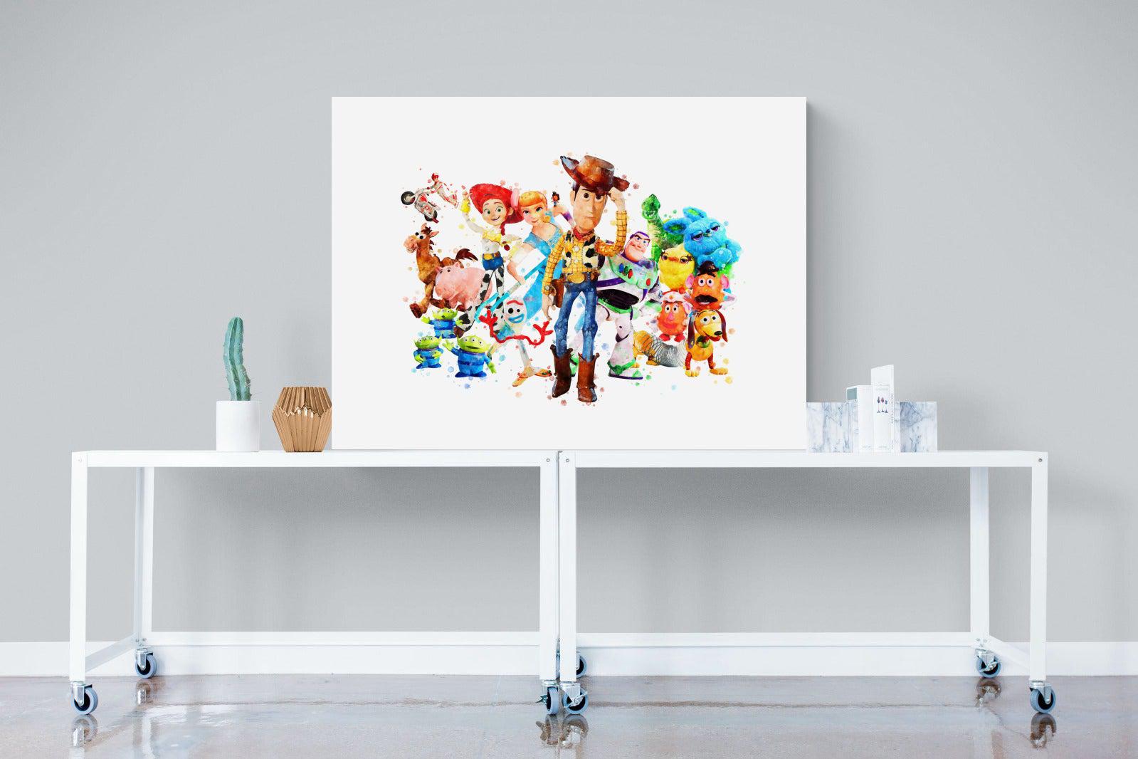 Toy Story Collage-Wall_Art-120 x 90cm-Mounted Canvas-No Frame-Pixalot