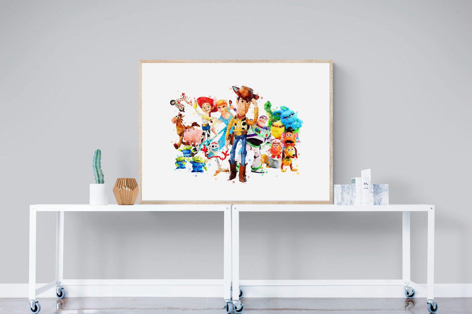 Toy Story Collage-Wall_Art-120 x 90cm-Mounted Canvas-Wood-Pixalot